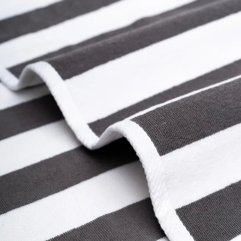Devontia Cabana Striped Beach Towels, 30x60 inch 4 Piece Oversize Pool Towels (Set of 4)