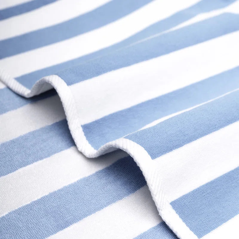 Devontia Cabana Striped Beach Towels, 30x60 inch 4 Piece Oversize Pool Towels (Set of 4)