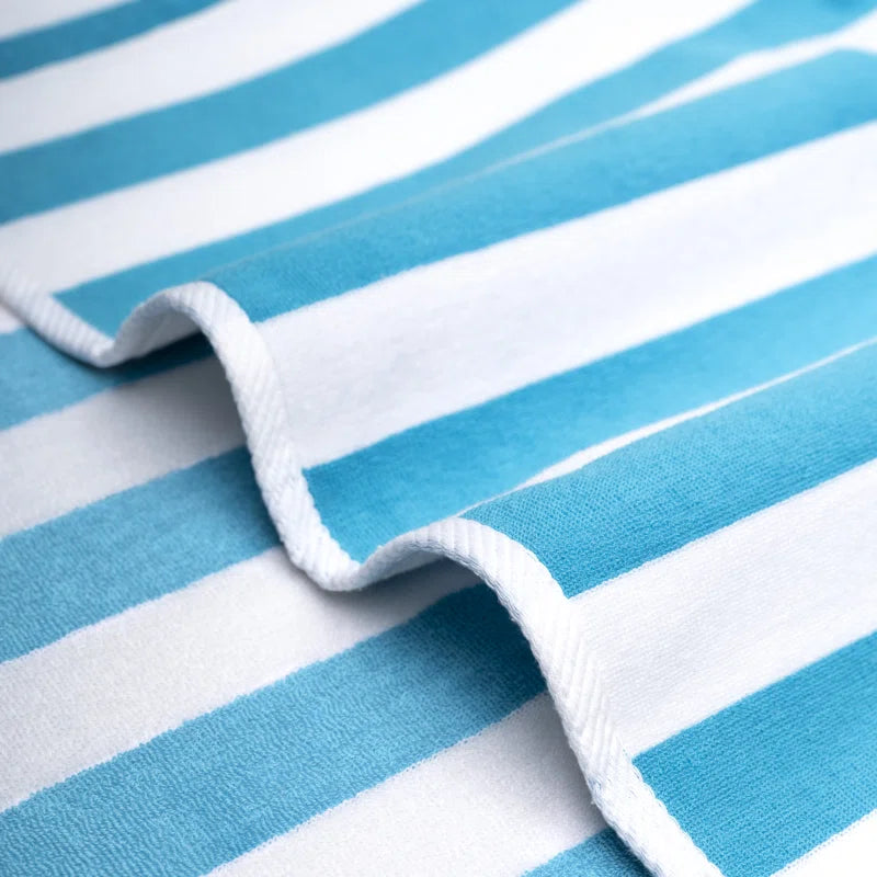 Devontia Cabana Striped Beach Towels, 30x60 inch 4 Piece Oversize Pool Towels (Set of 4)