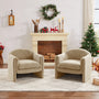 Divaraj Upholstered Barrel Chair (Set of 2)