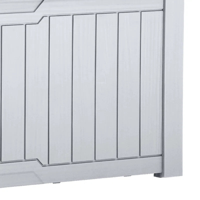 Edrosie Inc 121 Gallons Water Resistant Resin Lockable Deck Box