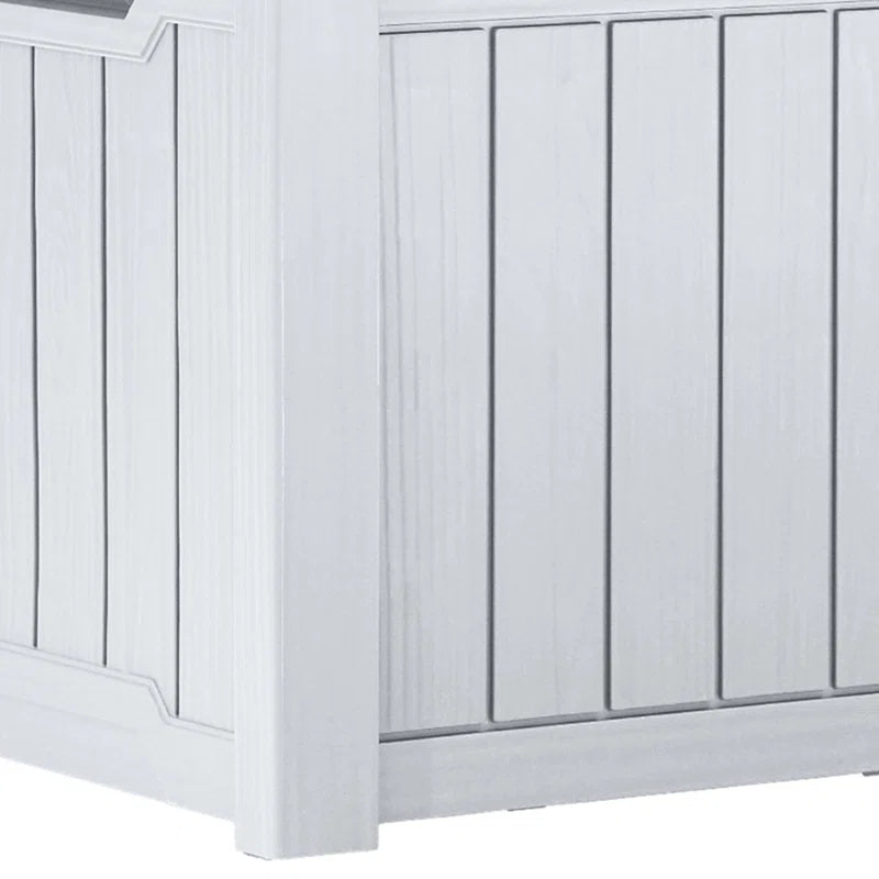 Edrosie Inc 121 Gallons Water Resistant Resin Lockable Deck Box