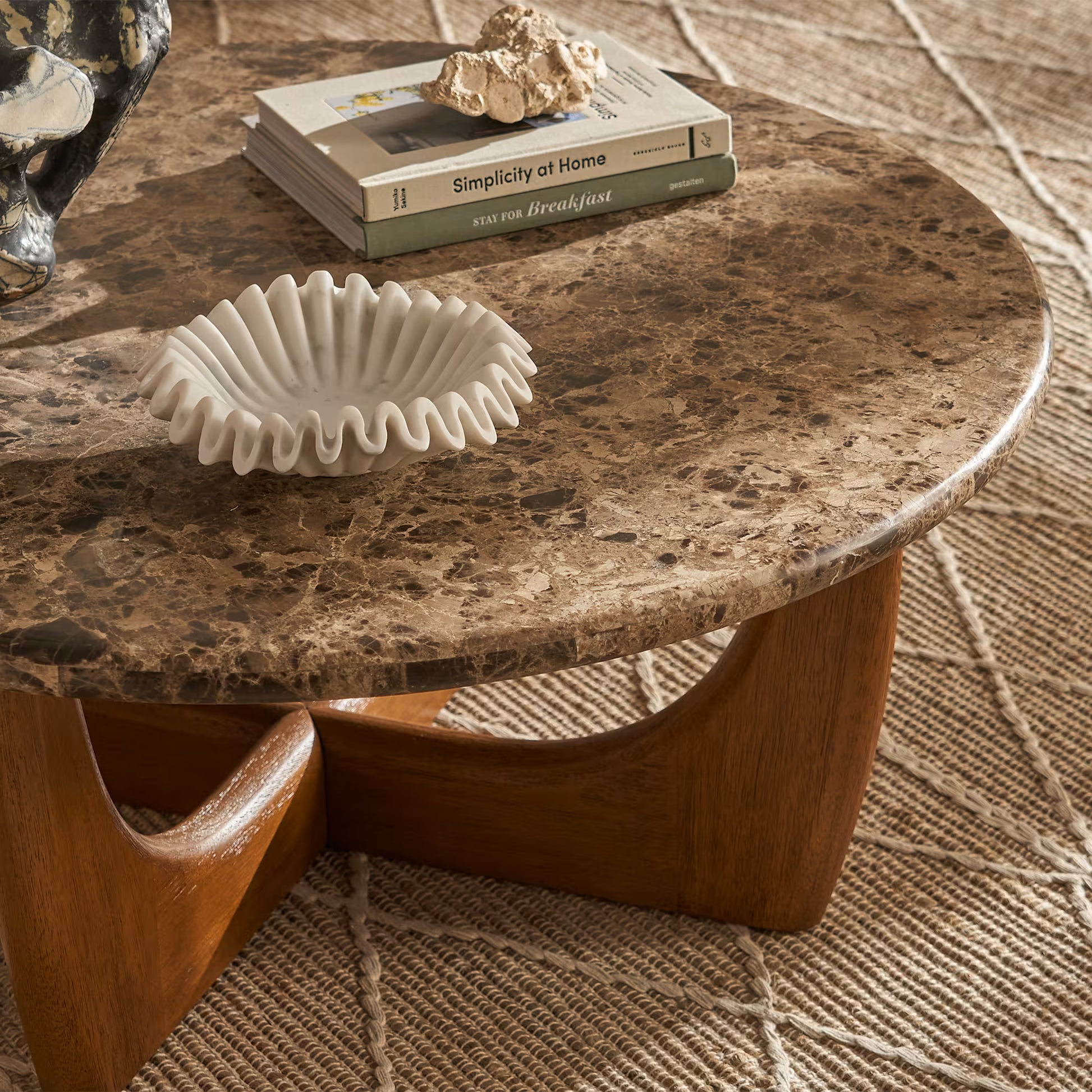Elio Marble Round Coffee Table