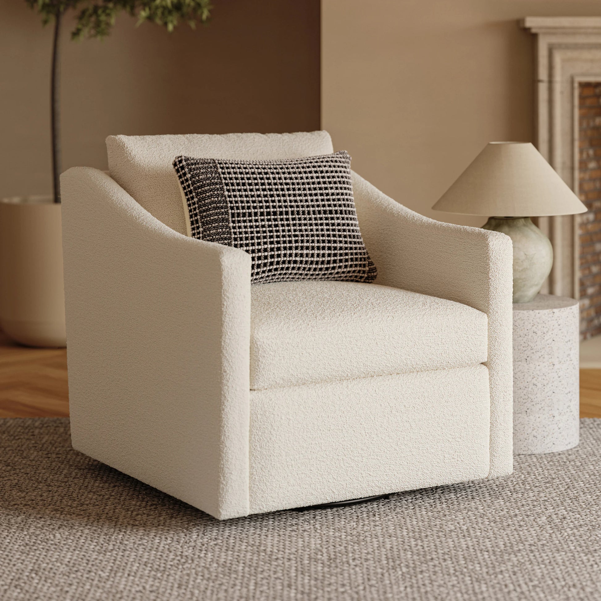 Landry 32.25" Swivel Lounge Chair