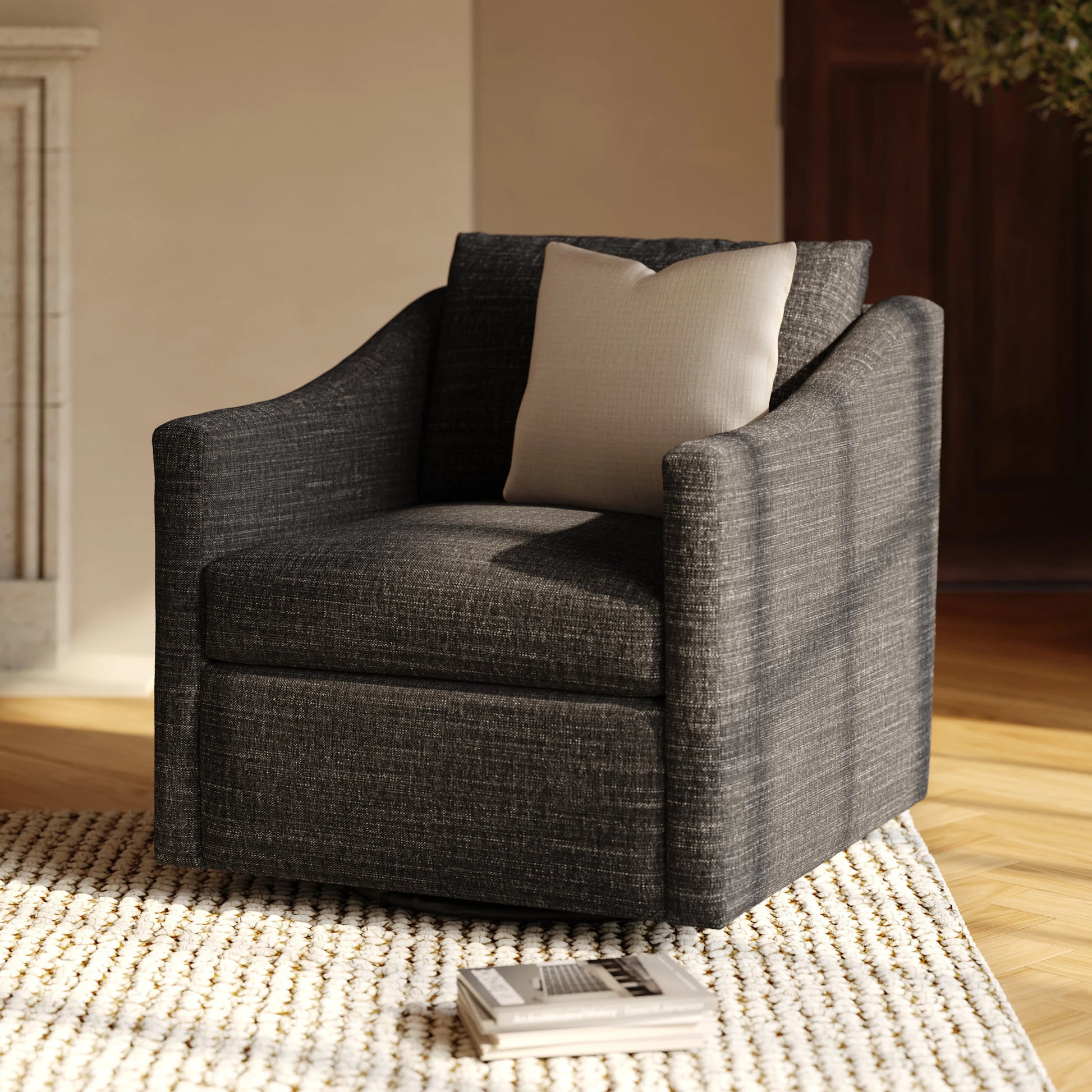 Landry 32.25" Swivel Lounge Chair