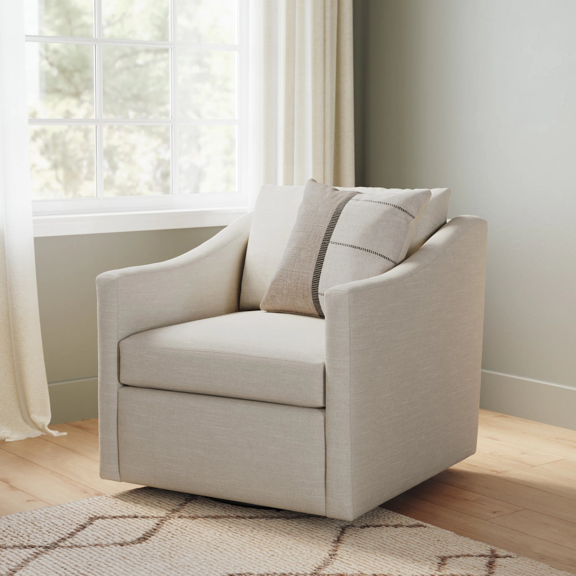 Landry 32.25" Swivel Lounge Chair