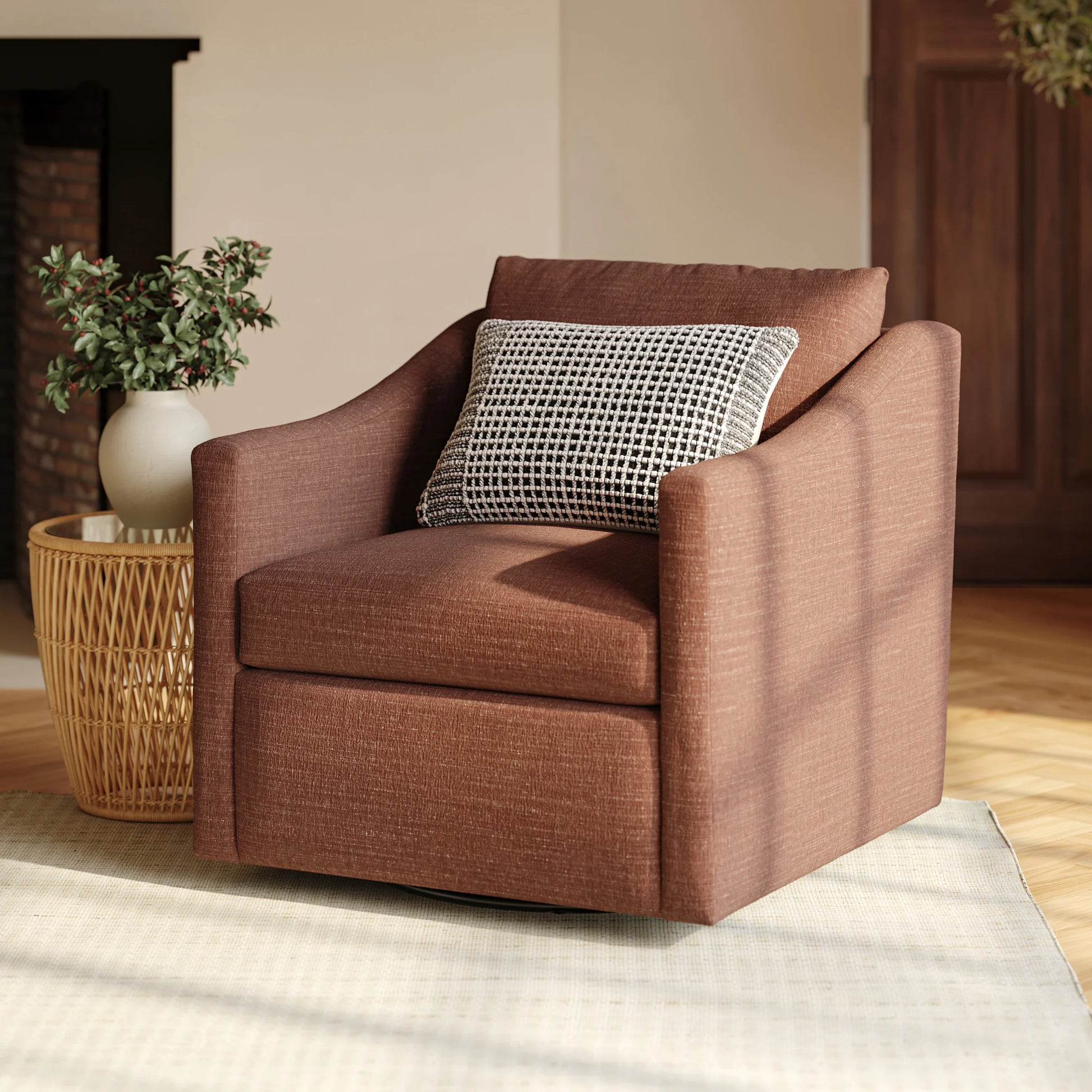 Landry 32.25" Swivel Lounge Chair