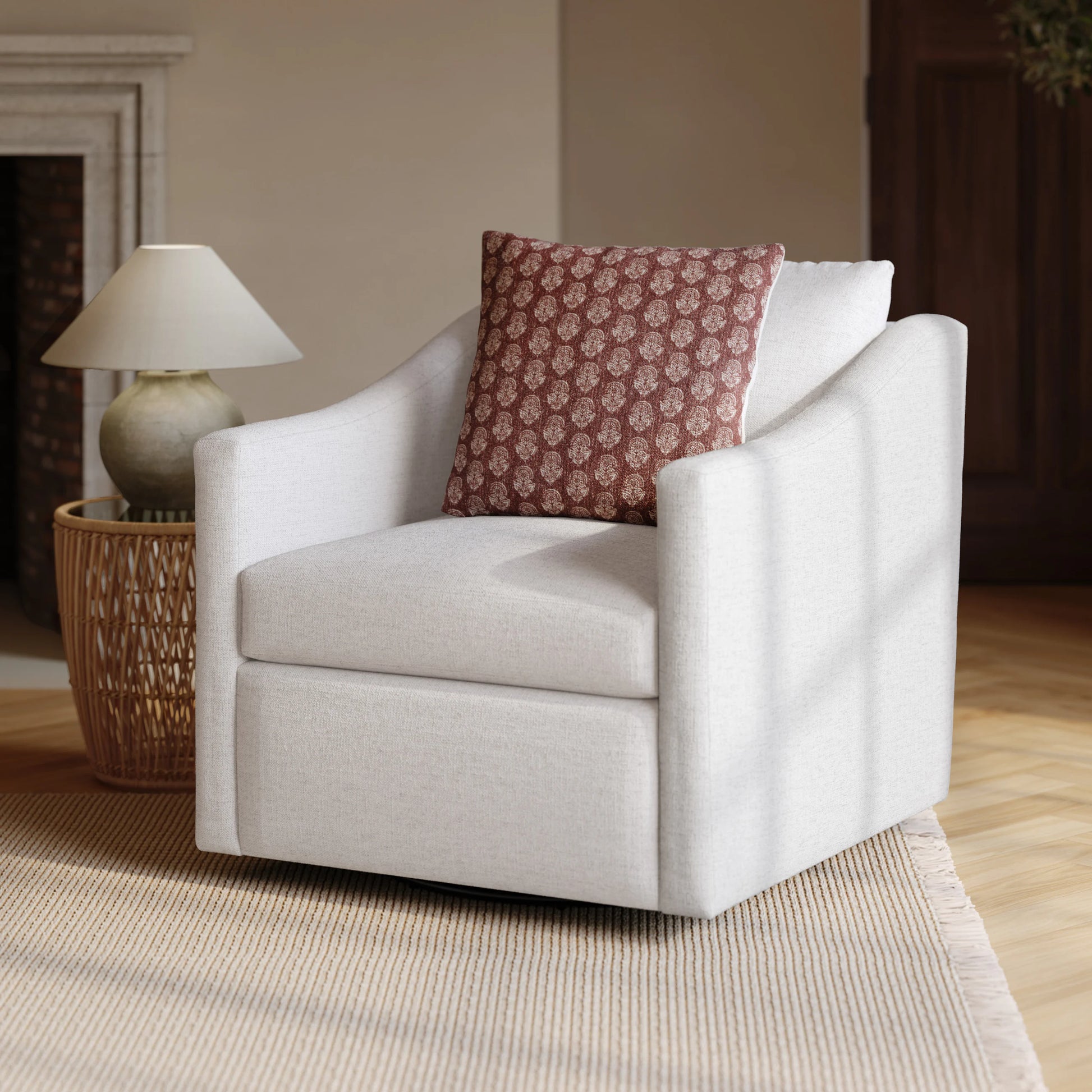 Landry 32.25" Swivel Lounge Chair