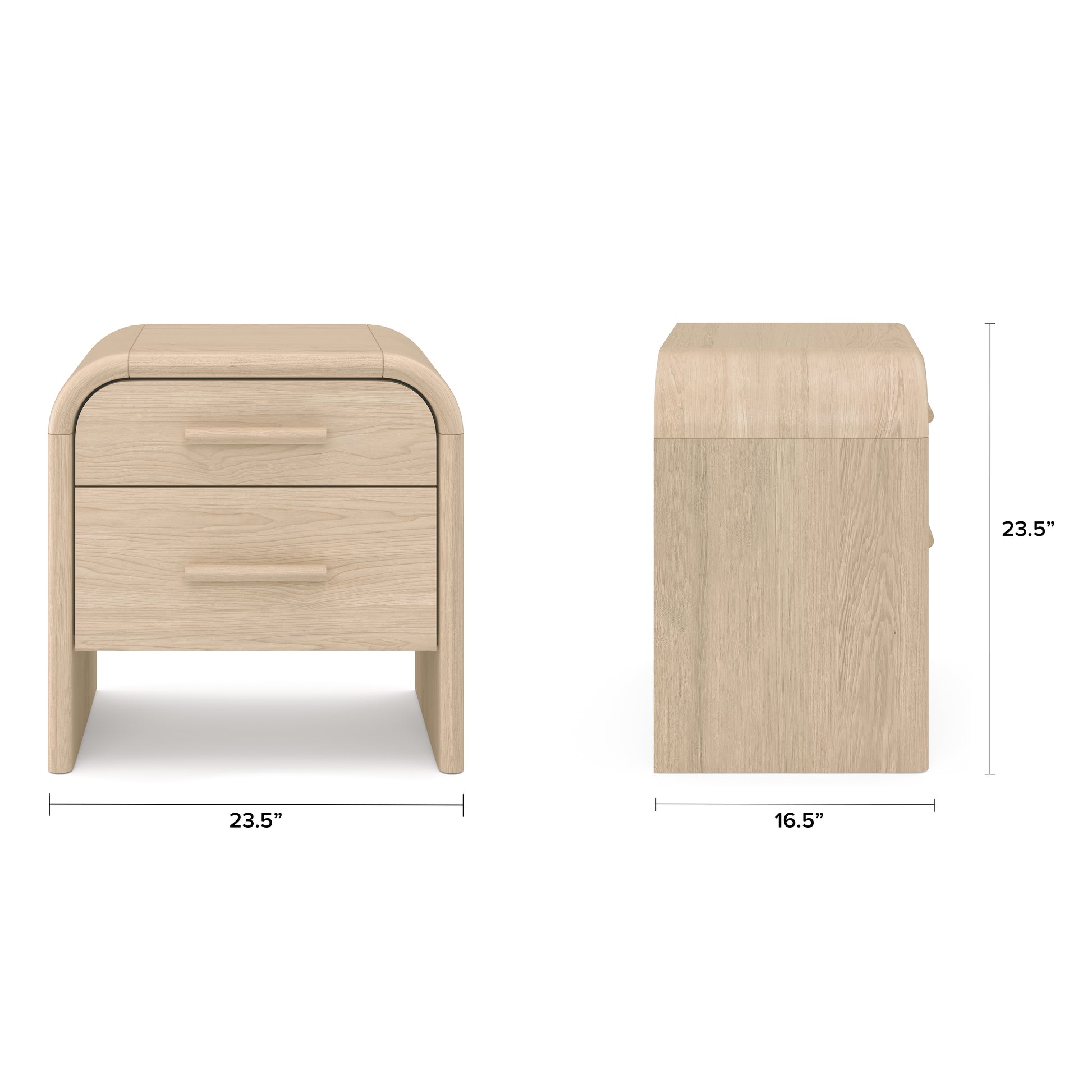 Faydra 2-Drawer Nightstand