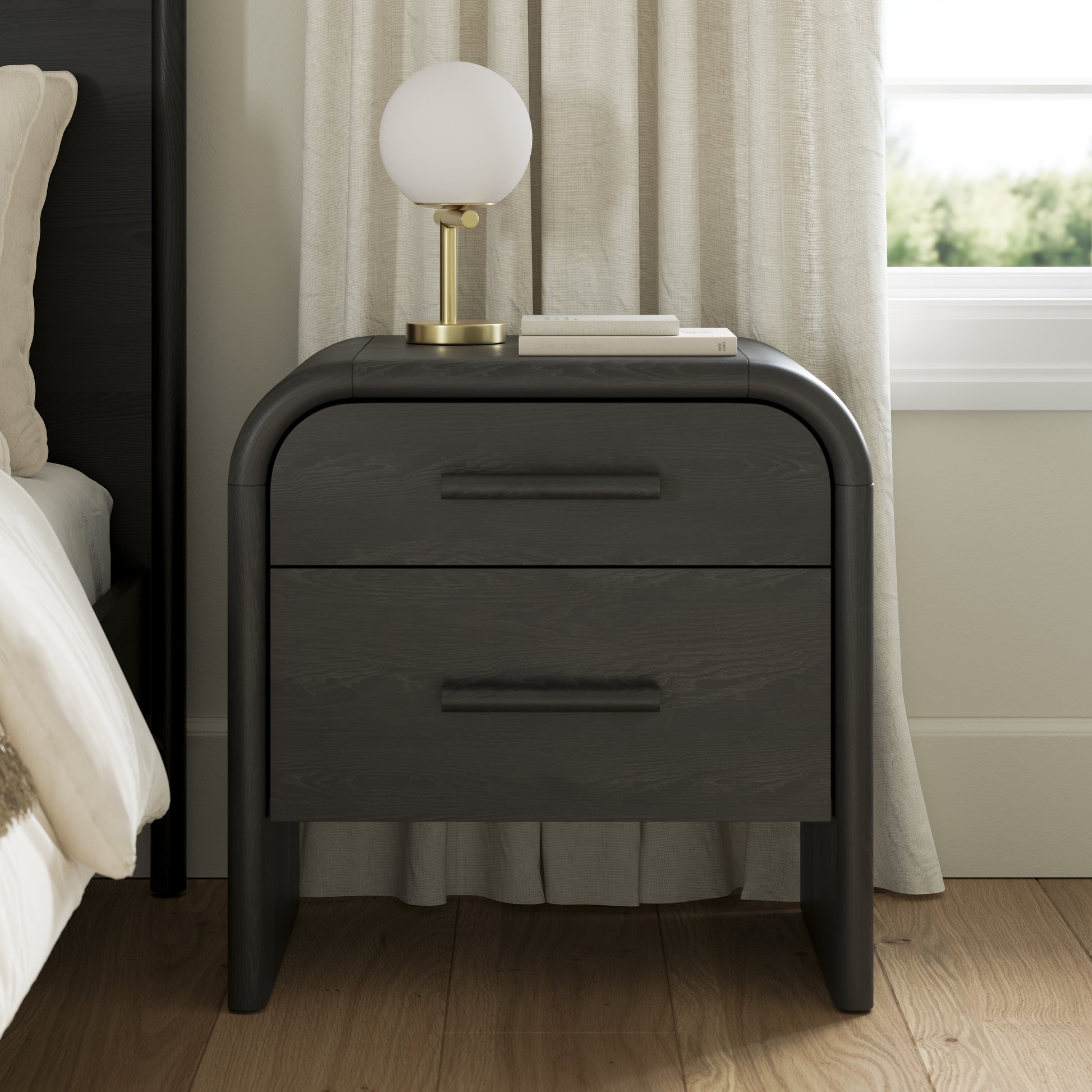 Faydra 2-Drawer Nightstand