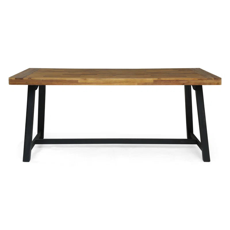 Filmore 6 - Person Acacia Patio Dining Set with Rectangular Table