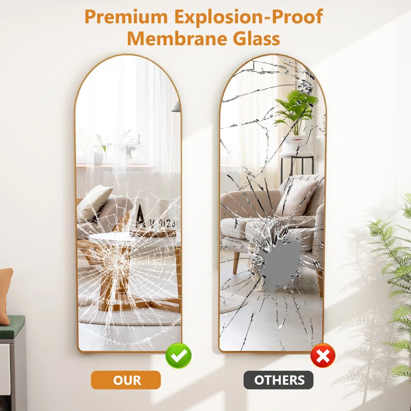 Full Length Mirror Full Body Floor Mirror Standing Hanging or Leaning Wall Mirror Bedroom Cloakroom