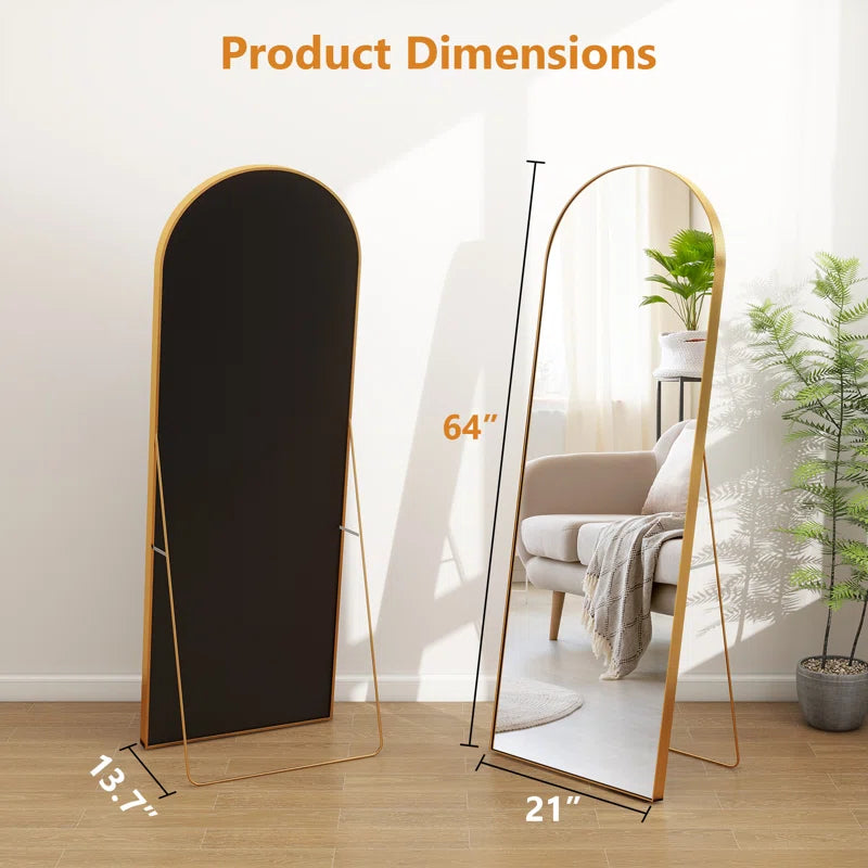 Full Length Mirror Full Body Floor Mirror Standing Hanging or Leaning Wall Mirror Bedroom Cloakroom