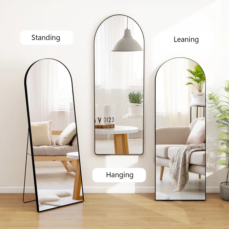 Full Length Mirror Full Body Floor Mirror Standing Hanging or Leaning Wall Mirror Bedroom Cloakroom