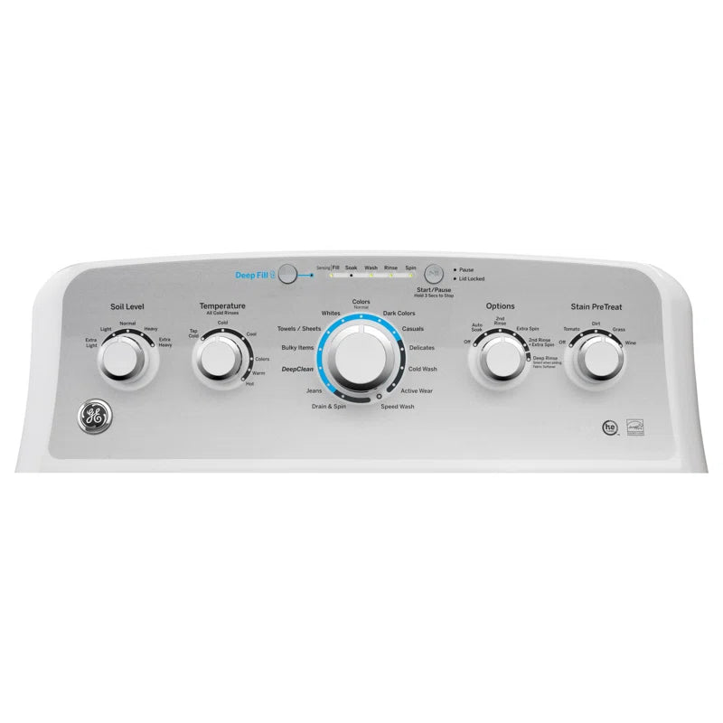 GE 4.6 Cu. Ft. Top Load Washer and GE 7.2 Cu. Ft. Electric Dryer Composite_9D2054A5-FAA9-4CE3-930B-0BA6038EF25C_1575648815