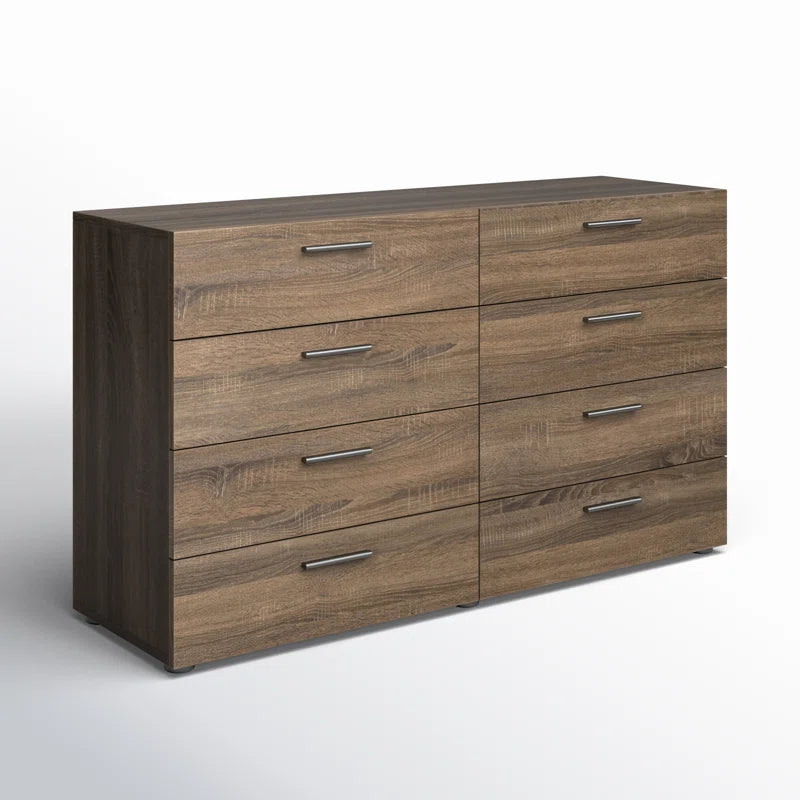 Gianna 8 Drawer 55.12" W Double Dresser