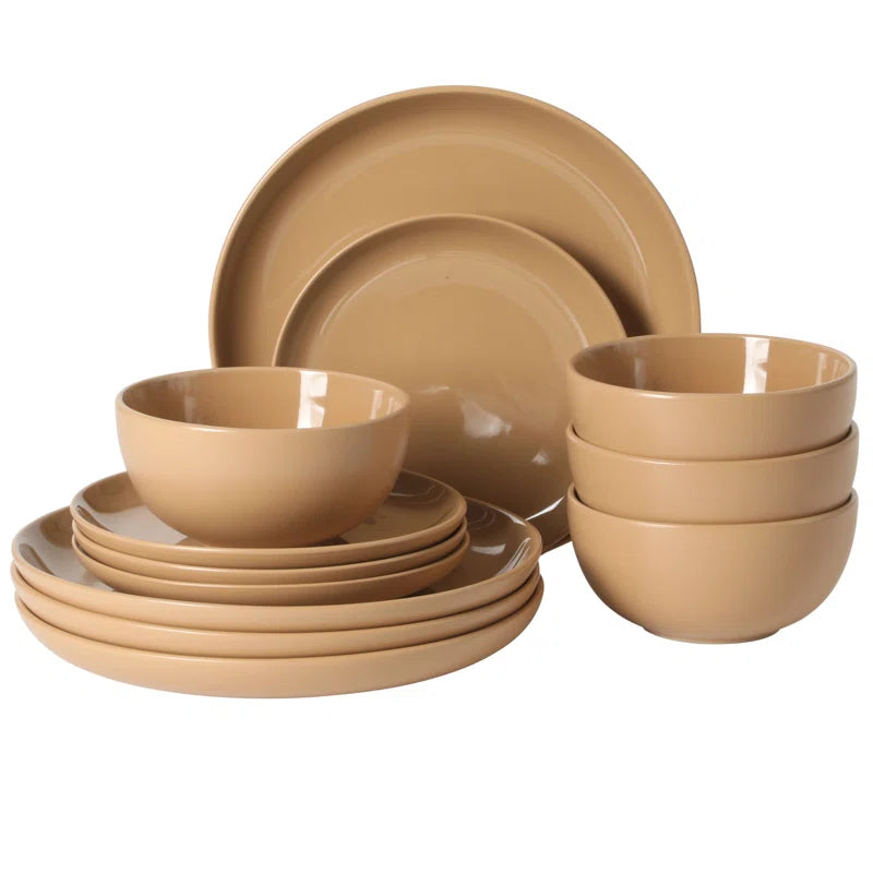 Rockaway 12 Piece Dinnerware Set