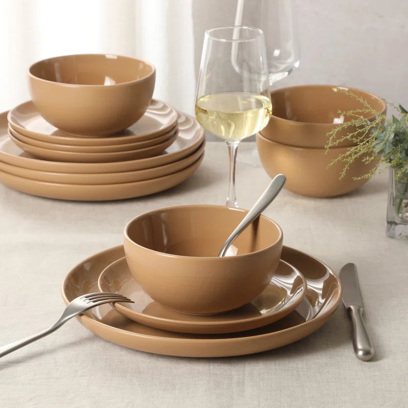 Rockaway 12 Piece Dinnerware Set
