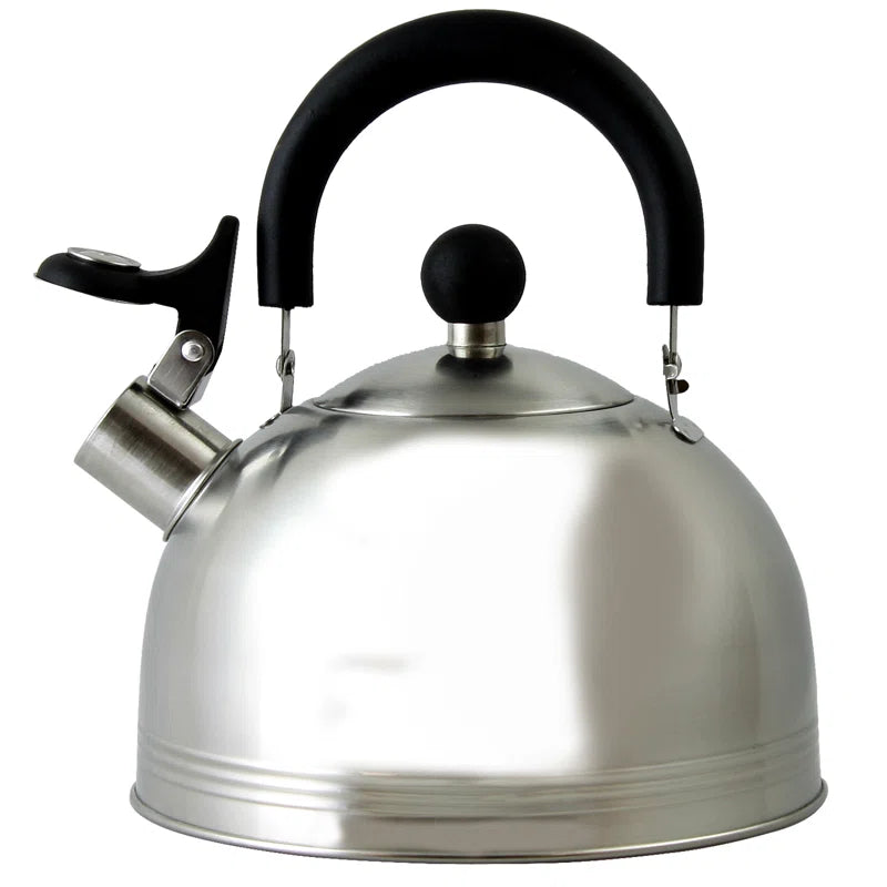 Gibson Mr Coffee 1.5 qt. Stainless Steel Whistling Stovetop Kettle
