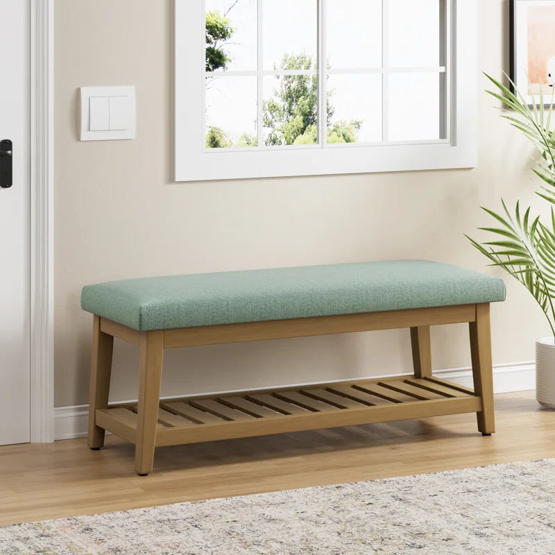 Hahnville 44" W Upholstered Storage Bench