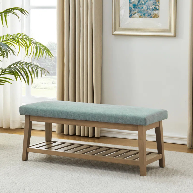 Hahnville 44" W Upholstered Storage Bench