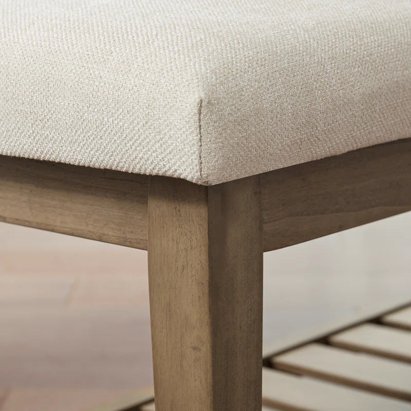 Hahnville 44" W Upholstered Storage Bench