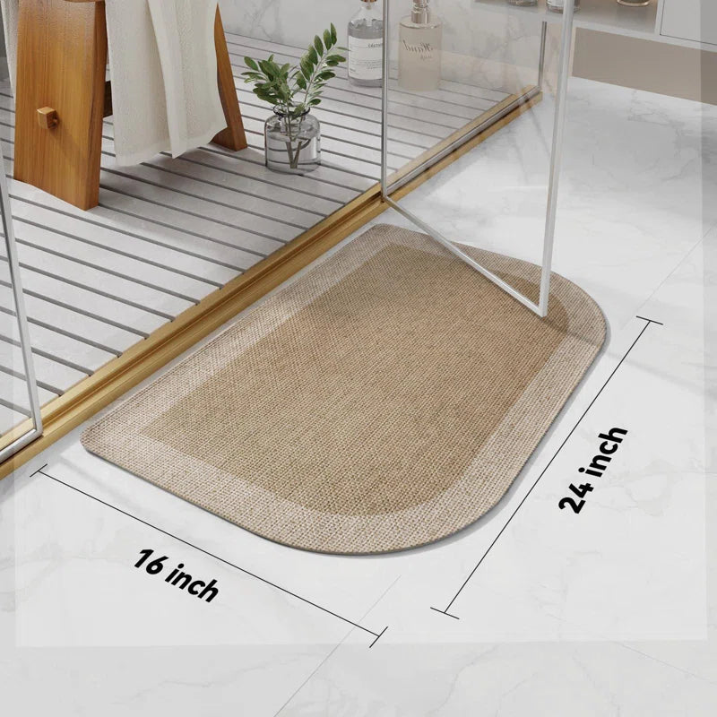 Quick Dry Absorbent Non Slip Bath Mat