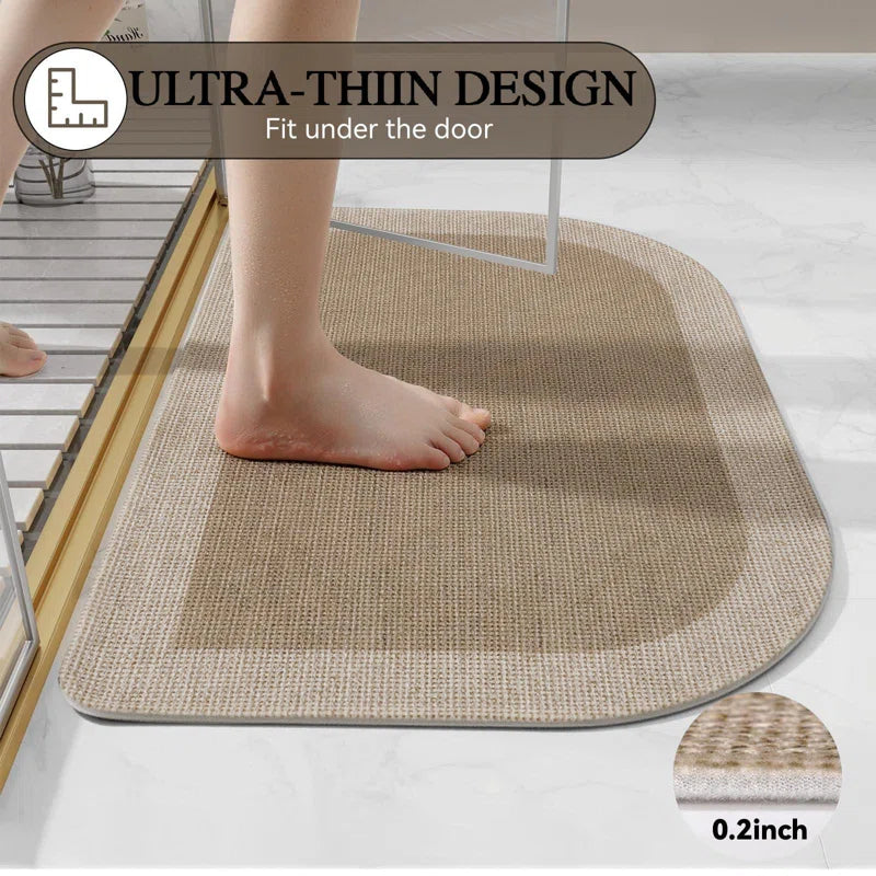 Quick Dry Absorbent Non Slip Bath Mat