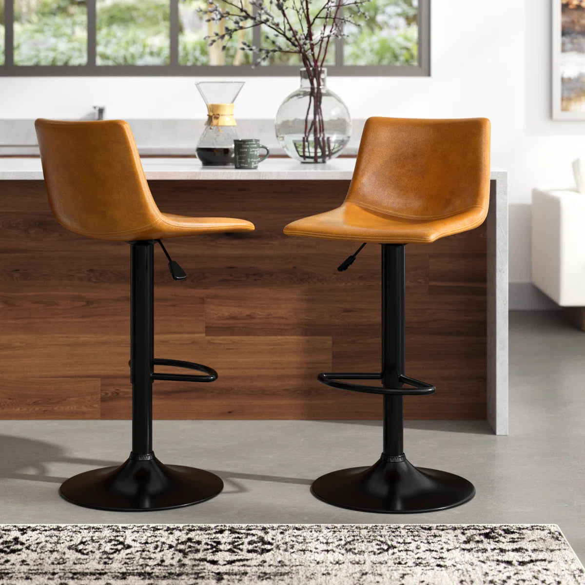 Halima Swivel Counter Stool (Set of 2)