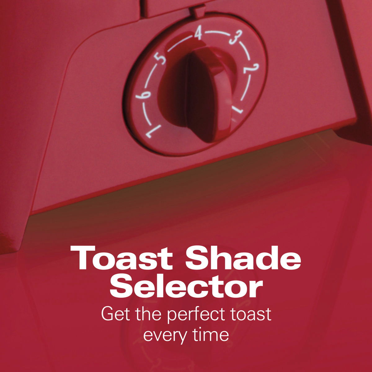 Hamilton Beach® 2 Slice Metal Toaster Red