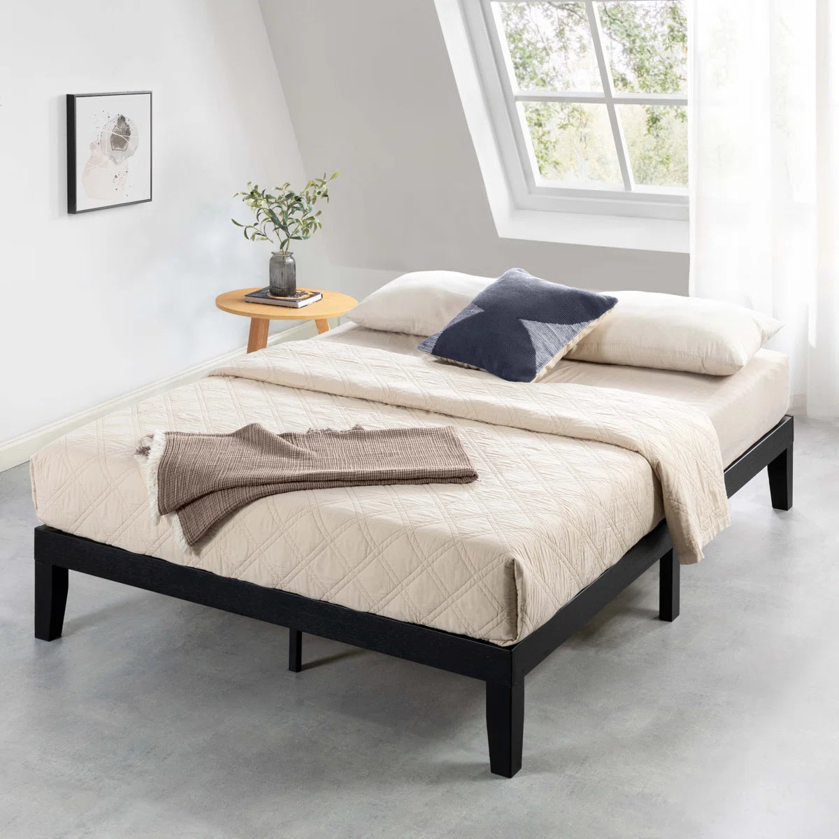 Harlow Solid Wood Platform Bed