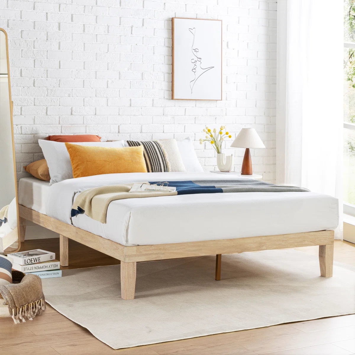 Harlow Solid Wood Platform Bed