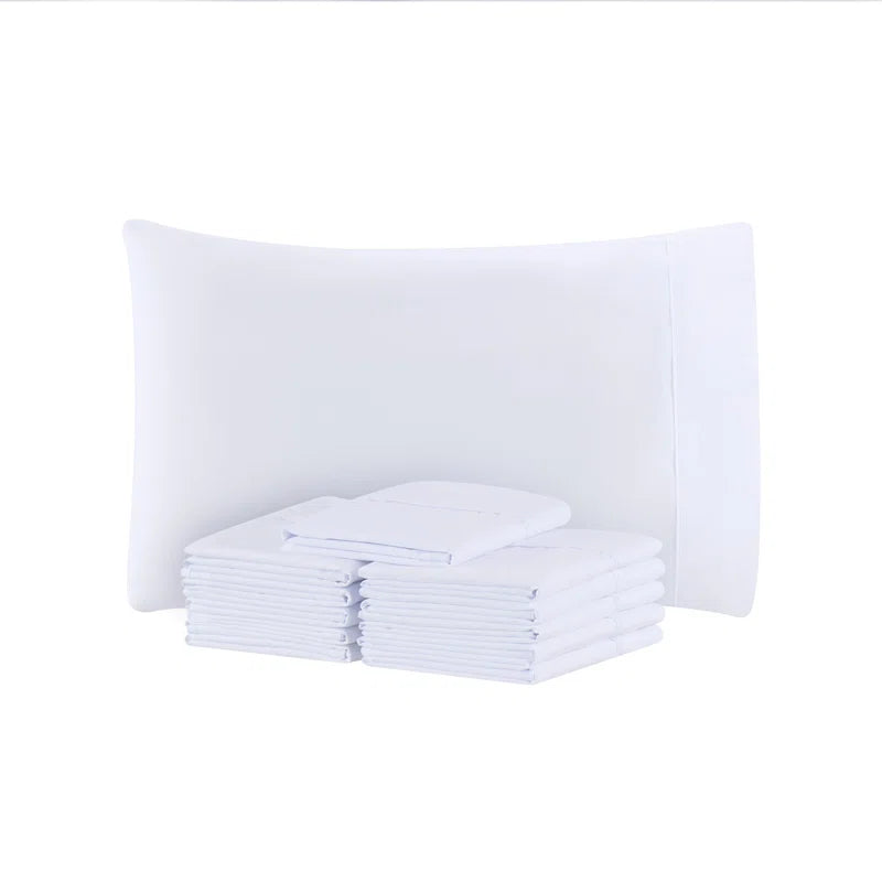 Host & Home Soft Hypoallergenic Microfiber Pillowcases - Pack of 12 (Set of 12)