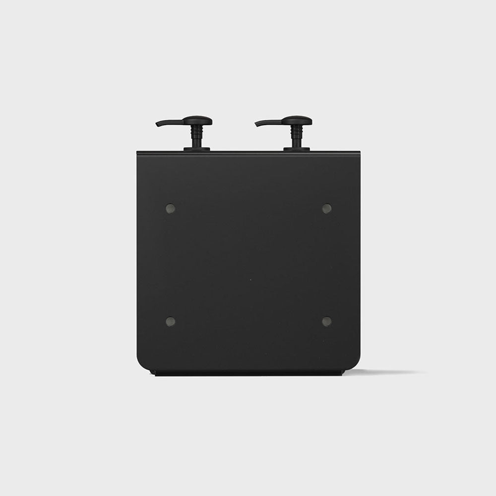 3 Locking Bottle Holders with Shampoo & Conditioner Bottles & Mounting Kit