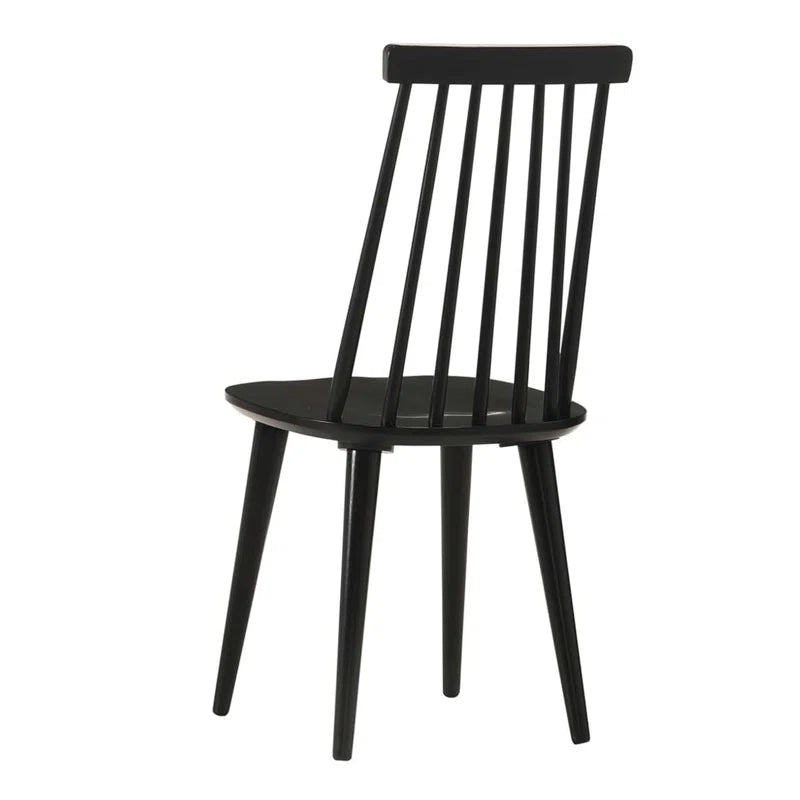 Izidora Solid Wood Windsor Back Traditional Style Dining Side Chair (Set of 4)