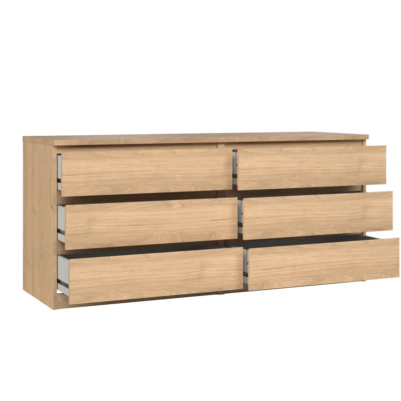 Jada 6 Drawer 60.5" W Double Dresser