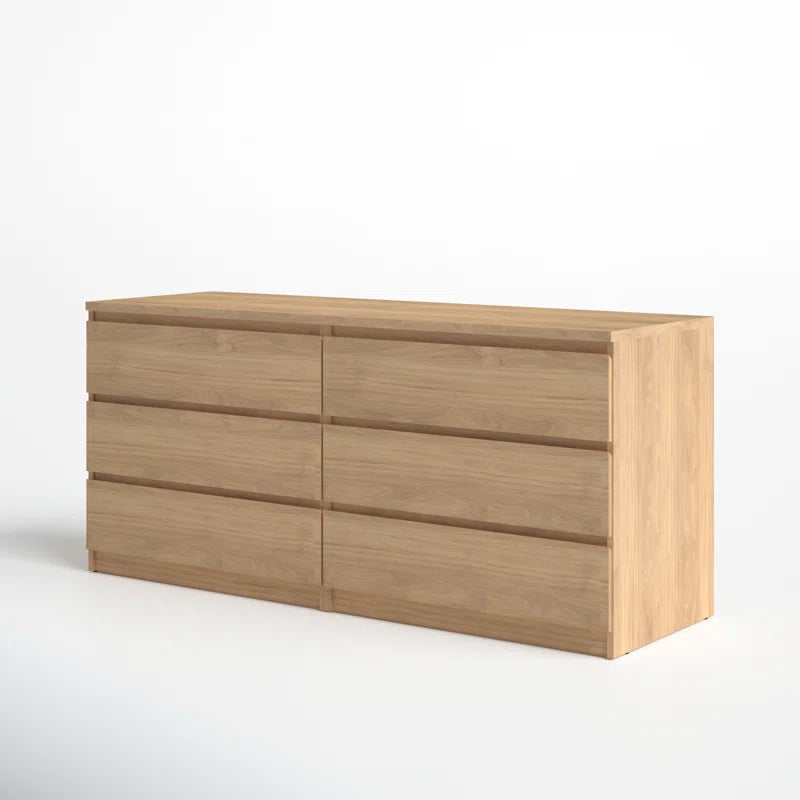Jada 6 Drawer 60.5" W Double Dresser