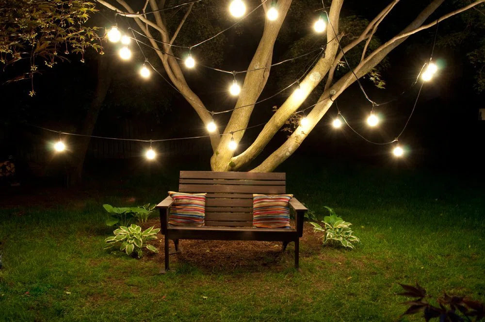 Jothan 48-ft Outdoor 15 - Bulb Standard String Light (End to End Connectable)