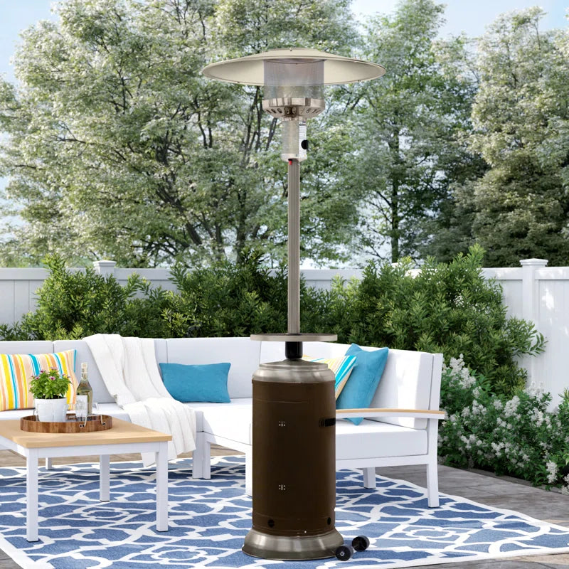Kelbi 48000 Stainless Steel Propane Standing Patio Heater
