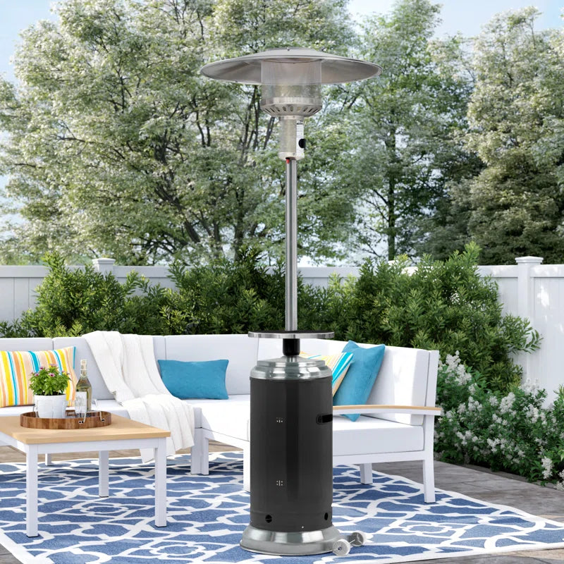Kelbi 48000 Stainless Steel Propane Standing Patio Heater