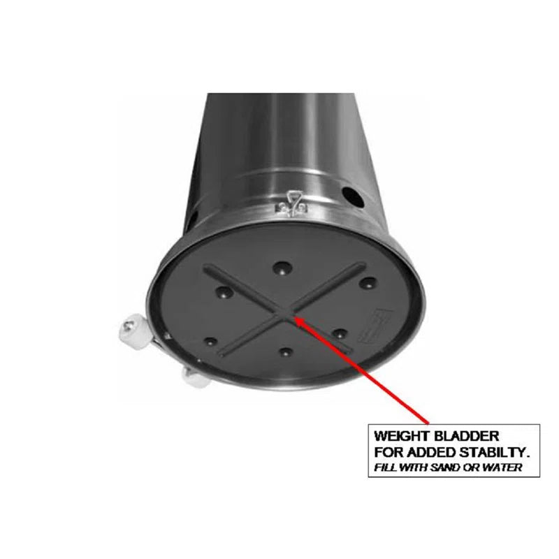Kelbi 48000 Stainless Steel Propane Standing Patio Heater