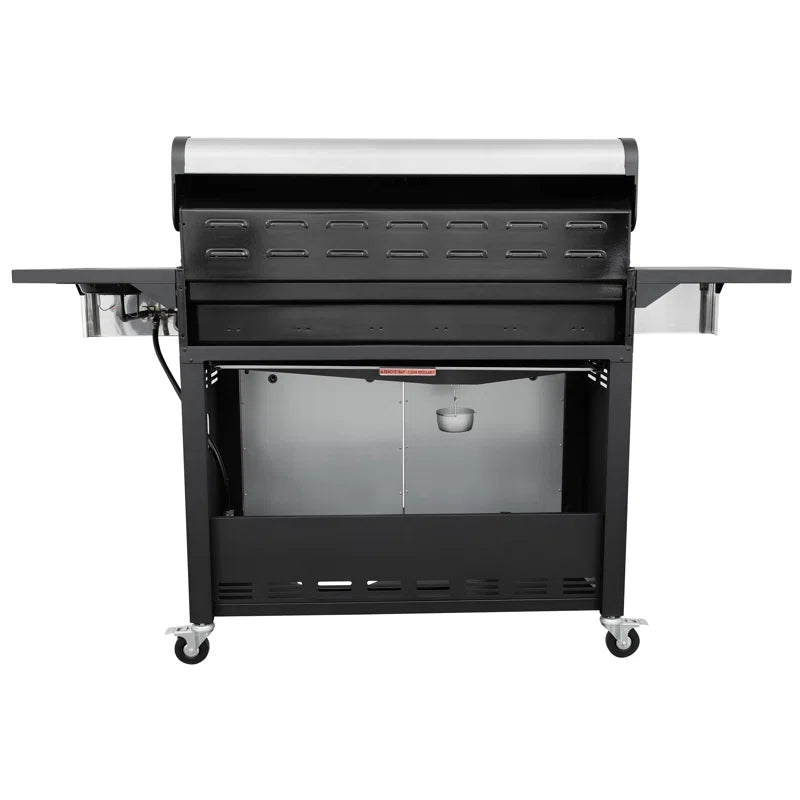 Kenmore 6 - Burner Free Standing Liquid Propane 73000 BTU Gas Grill with Side Burner and Cabinet
