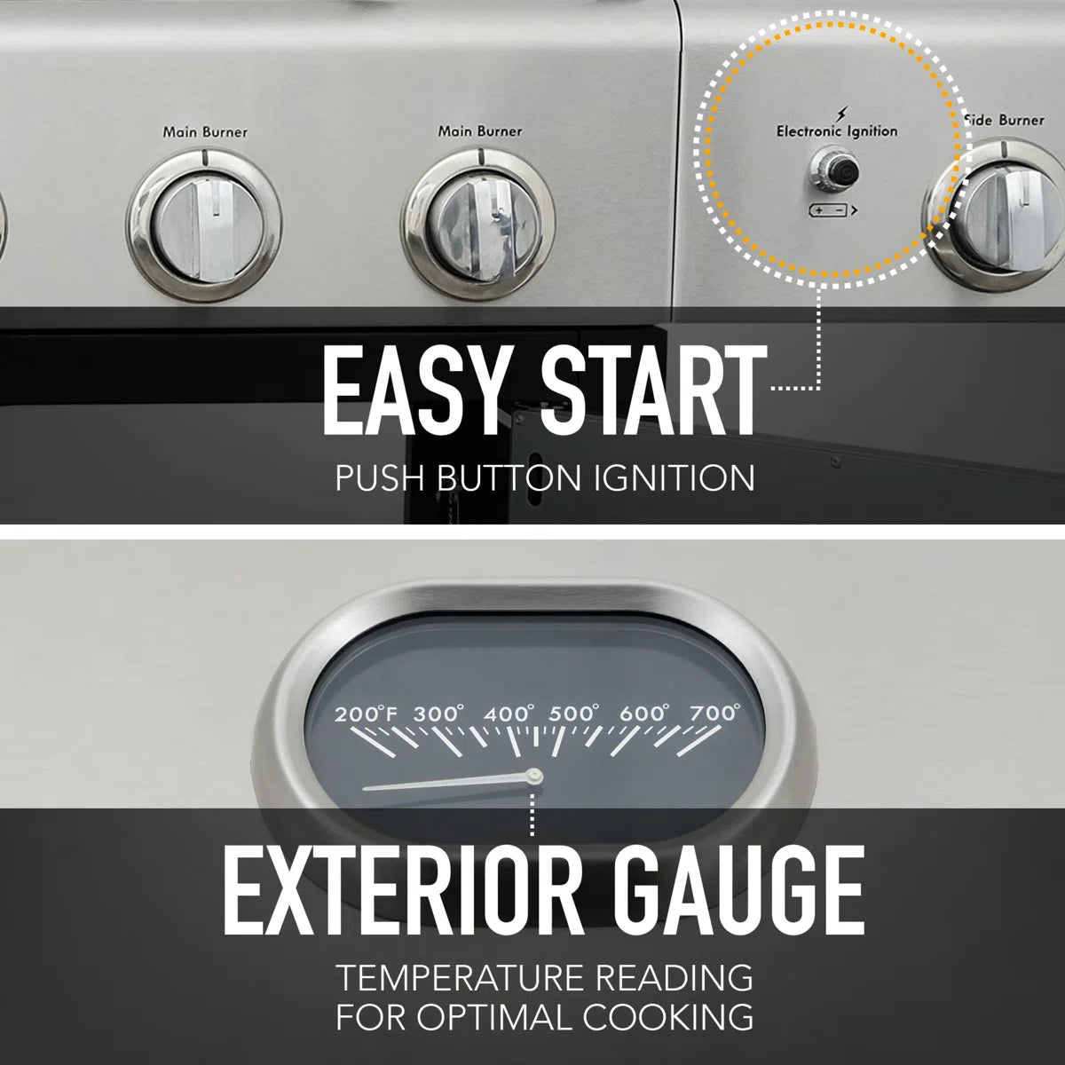 Kenmore 6 - Burner Free Standing Liquid Propane 73000 BTU Gas Grill with Side Burner and Cabinet