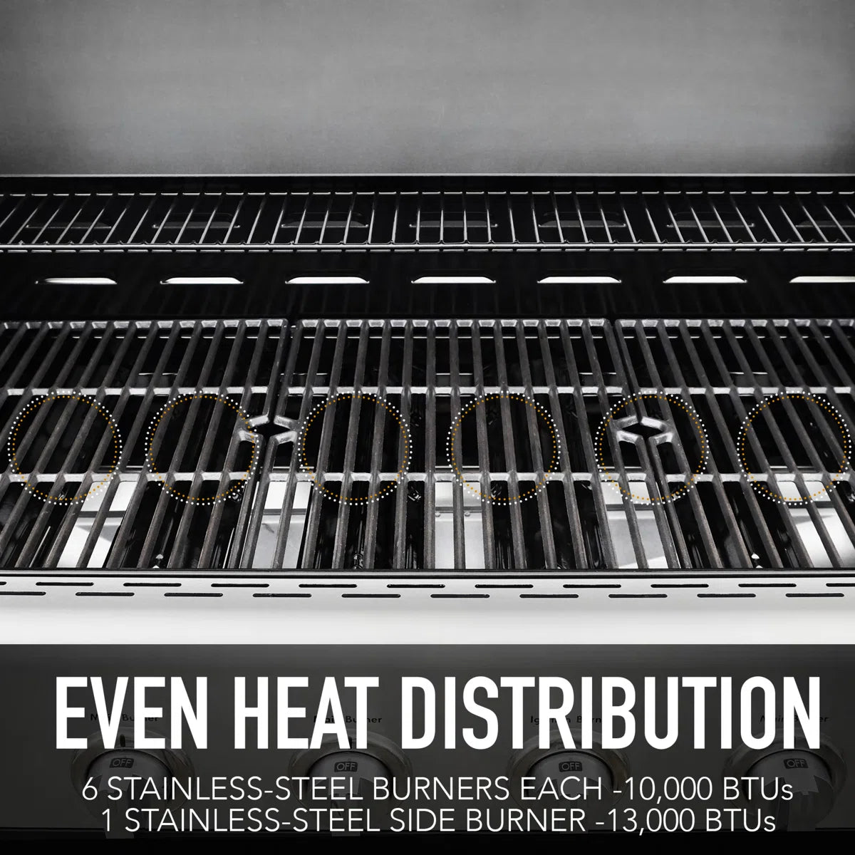 Kenmore 6 - Burner Free Standing Liquid Propane 73000 BTU Gas Grill with Side Burner and Cabinet