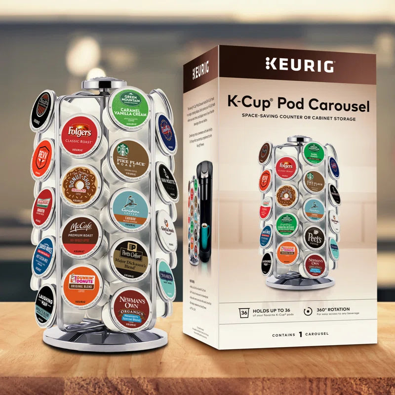 Keurig Coffee Pod Storage Carousel, Holds 36 K-Cup Pods