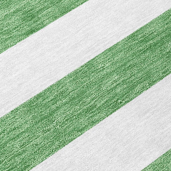 Washable Striped Indoor / Outdoor Rug