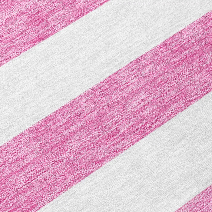 Washable Striped Indoor / Outdoor Rug