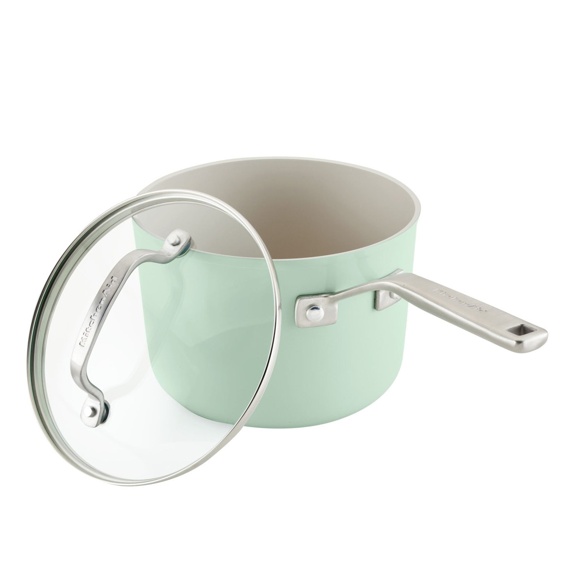 KitchenAid Hard Anodized Ceramic Nonstick Cookware Pots and Pans Set, 10 Piece