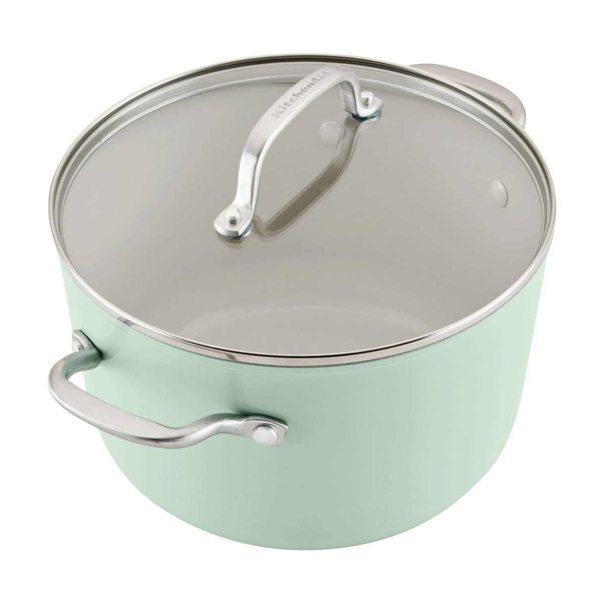 KitchenAid Hard Anodized Ceramic Nonstick Cookware Pots and Pans Set, 10 Piece