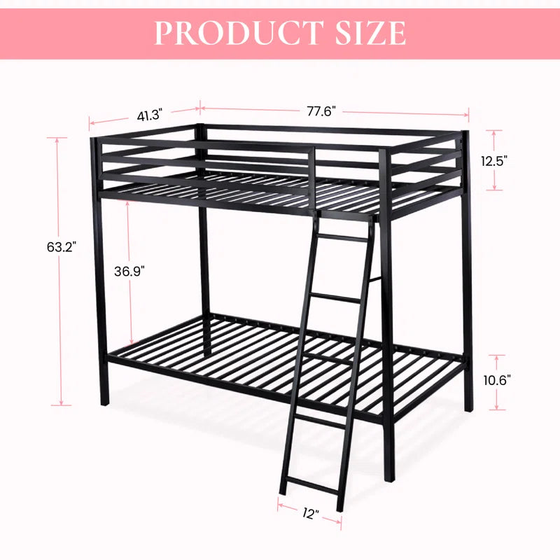 Koffler Kids Bunk Metal Bed Frame